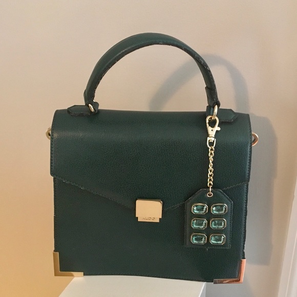 Aldo Handbags - Aldo Vintage Inspired Emerald Green Handbag Purse